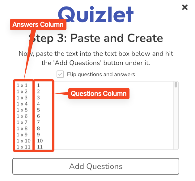 How to get answers for Quizlet