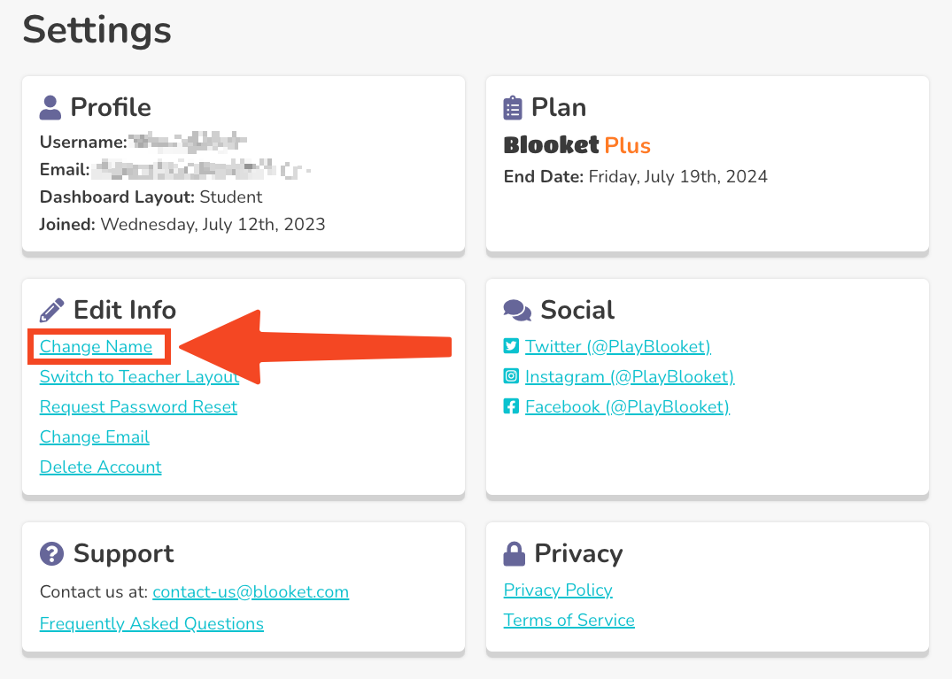 How to Change Your Blooket Username Blooket